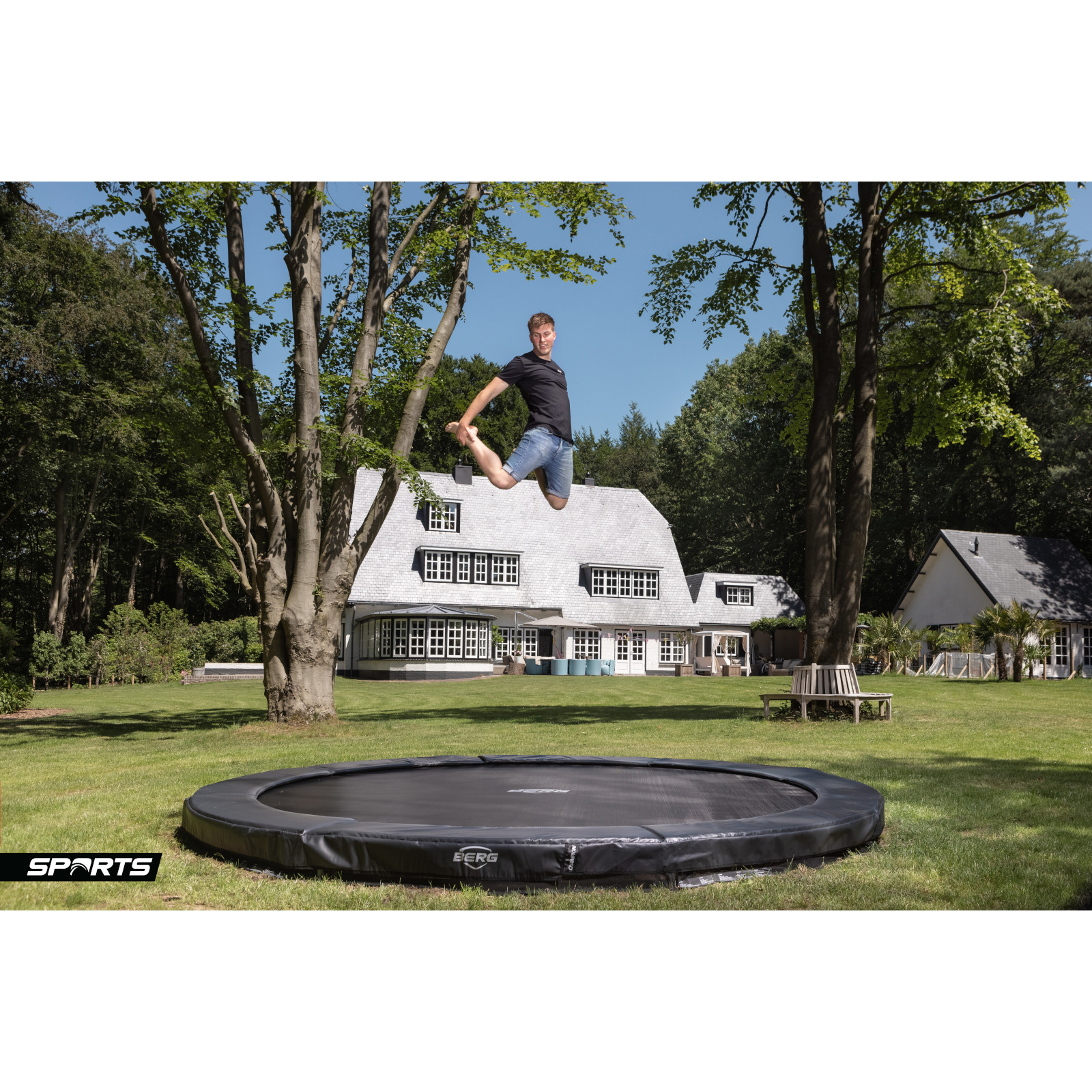 politiker bold Overveje Berg trampolin InGround Champion - Fitshop