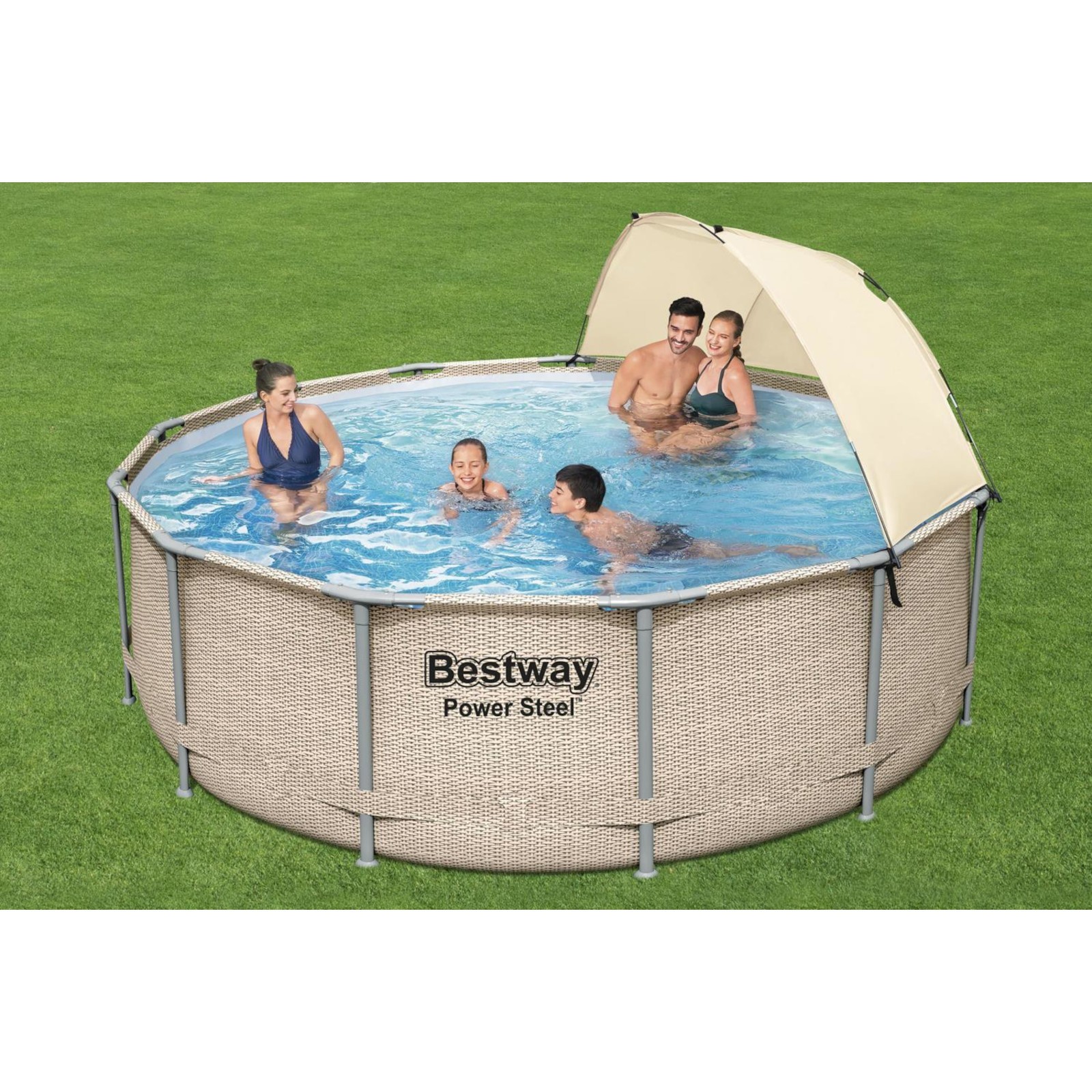 Bestway Power Steel Frame Pool Komplett-Set - Fitshop Schweiz
