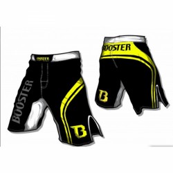Booster MMA Pro 4 Shorts, black/yellow Product picture