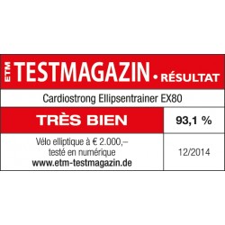 Vélo elliptique cardiostrong EX80 Récompenses