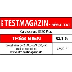 Vélo elliptique cardiostrong EX90 PLUS Récompenses