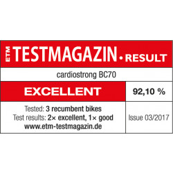 cardiostrong Recumbent Exercise Bike BC70 Awards