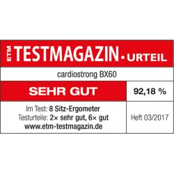 cardiostrong Ergometer BX60 Auszeichnungen