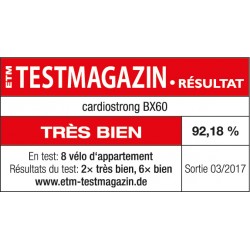 Vélo d'appartement cardiostrong BX60 Récompenses
