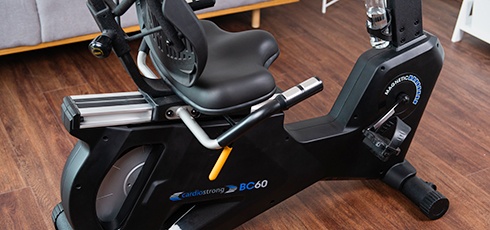 cardiostrong Recumbent Exercise Bike BC60 Space-efficient dimensions, great design - perfect for your home