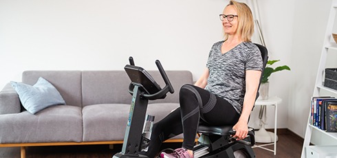 cardiostrong Liegeergometer BC60 Gleichmäßige Tretbewegung