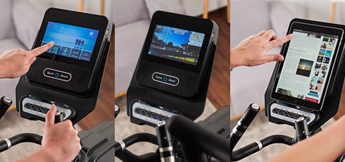 Vélo elliptique cardiostrong FX90 Touch Utilisation intuitive