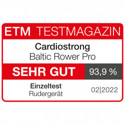 cardiostrong Rudergerät Baltic Rower Pro Auszeichnungen