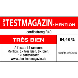 Rameur cardiostrong RX40 Récompenses