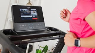 Darwin Treadmill TM70 Touch Entertainment during workouts
