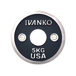 Disque de musculation Ivanko chrome calibré 50 mm