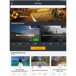 Kinomap Fitness- en Trainings-App Productfoto