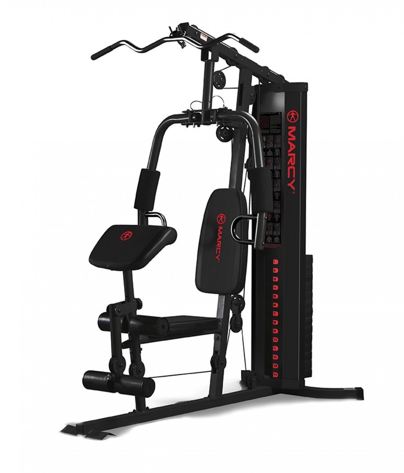 Palestra Domestica Marcy Eclipse Hg3000 - Multistazione Per Allenamento Completo, Nero - Foto 11