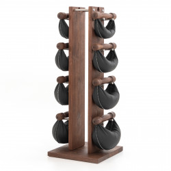 NOHrD Swing Turm Nussbaum 2-4-6-8 kg Echtleder schwarz best. aus: Produktbillede