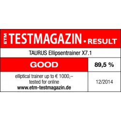 Taurus elliptical cross trainer X7.1 Awards
