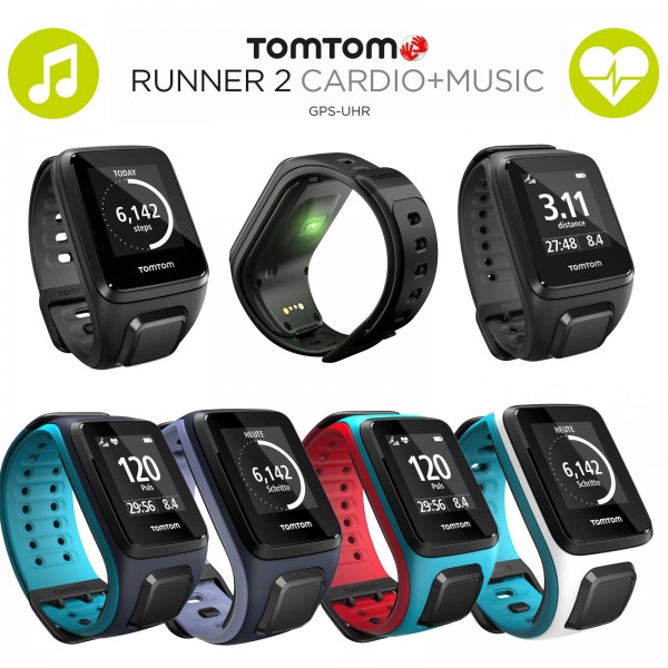 sector Ijzig Tijdens ~ TomTom Runner 2 Cardio + Music GPS-Sporthorloge kopen met 11  klantenbeoordelingen - Fitshop