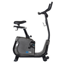 Exercise bike with deep step-through
